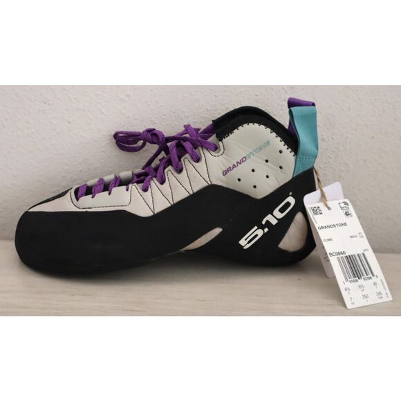 Adidas BC0866 Men's Sz 7M Black/Gray 5.10 Grandstone Climbing Shoes - Picture 4 of 12